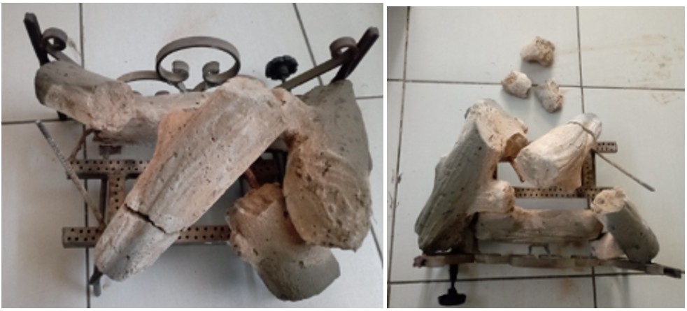 1ESTUFA A GAS NATURAL C/APARIENCIA TRONCOS (POTOSI) COD>(04-EOF-03-0006)