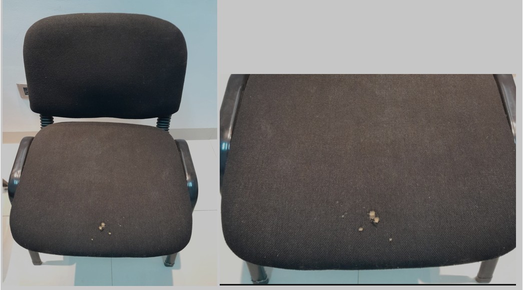 1SILLA DE ESPERA FORRO TELA NEGRO (SUCRE) COD > (04-SIL-01-0192)