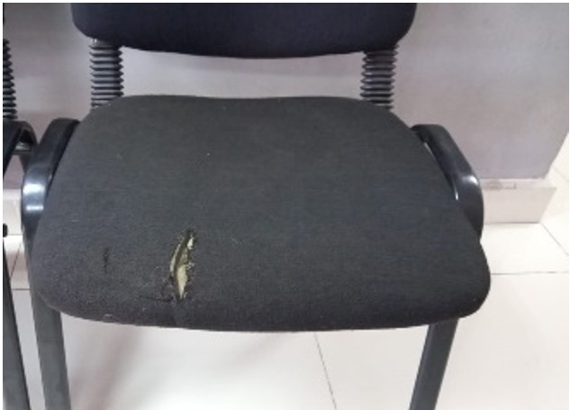 1SILLA ESTABLE TAPIZ TELA NEGRO (POTOSI) COD >04-SIL-01-0060