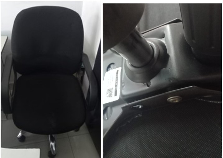 1SILLA SEMIEJECUTIVA TAPIZ TELA NEGRO (POTOSI) > (04-SIL-03-0070)